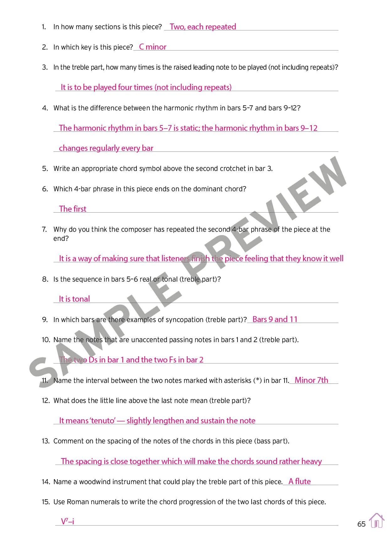 Theory of Music Workbook Grade 4 (2nd edition) — ebook - Image 5